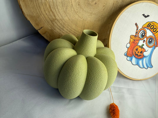 Dekovase in Kürbis-Optik – modernes Wohnaccessoire 🎃✨