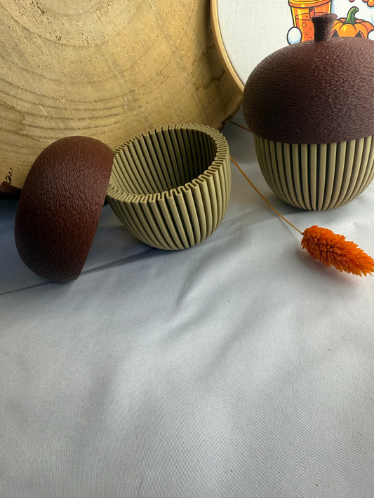 Dekorative Eicheln – Herbstliche Tisch- & Wohnraumdeko