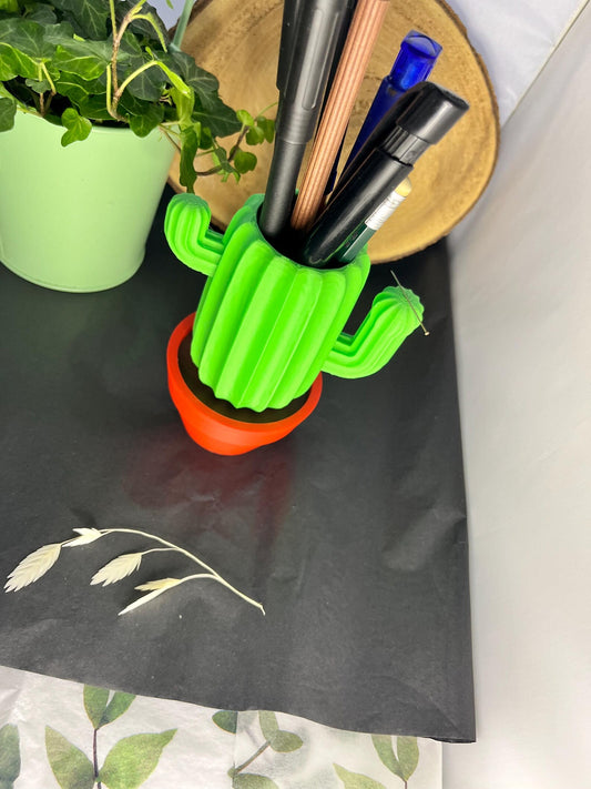 Kaktus Stiftehalter mit Magnetarmen – stylischer Ordnungshelfer für deinen Schreibtisch