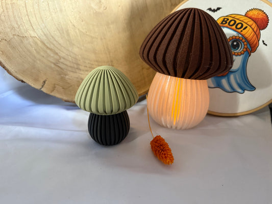 Dekorative Pilzfiguren mit Rillen-Design – stilvolle Wohnaccessoires 🍄✨
